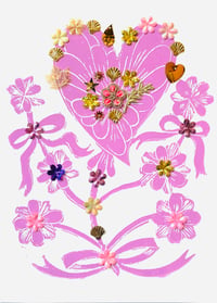Image 2 of Pink Heart Flower