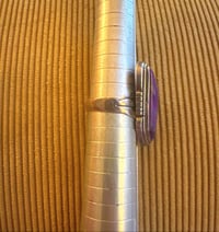 Image 4 of Sugilite ring with sawcut bezel