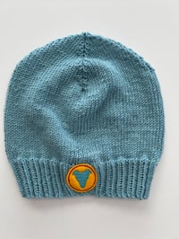Image 3 of Blue Beanie
