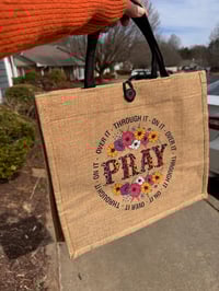Image 3 of Custom Burlap Totes