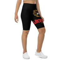 Image 6 of Black and Red Biker Shorts