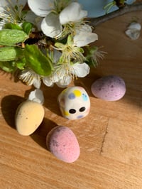 Image 11 of Speckled Pastel Polka Dot Mini Egg Guys (Big) Standing Decoraton