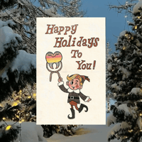 Image 2 of Pre order ! LGBT Riso Christmas cards 