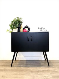 Image 1 of Mid century modern Black G Plan Cabinet - Drinks Cabinet - Records Cabinet 