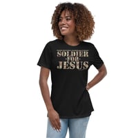 Image 7 of Soldier For Jesus Dark Women's Relaxed T-Shirt