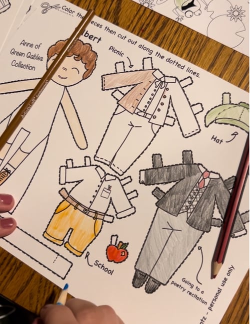 Image of Anne of Green Gables Collection // Paper Doll // Digital Download