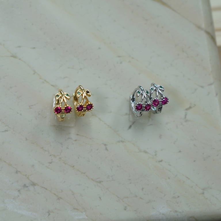 dainty cherry huggies