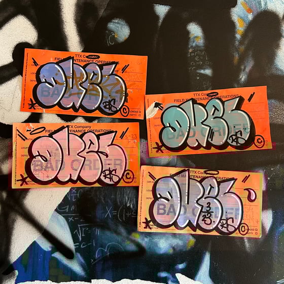 Image of BAD ORDER PLACARDS