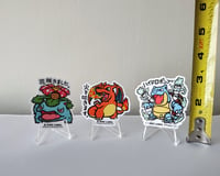 Image 2 of Pokémon Sticker Decal Lot (Venusaur, Charizard and Blastoise)