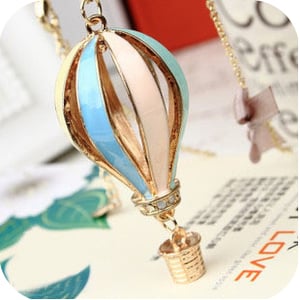 Image of Hot air balloon necklace