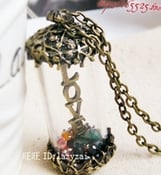 Image of Love gem necklace