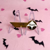 Image 2 of 3 Inch Maxine - Gold Finish Icon Pin