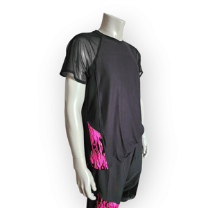 Image of Flamingo Flame Tshirt and Shorts Set