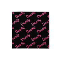 Image 3 of All-over print bandana “Deadly Barbz” (Black)