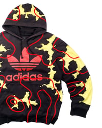 Image 6 of Reworked Cracky Flow Adidas Hoodie Size M