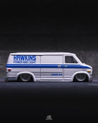 Image 3 of STRANGER THINGS CHEVY VAN WITH MINI FIGURES CUSTOM