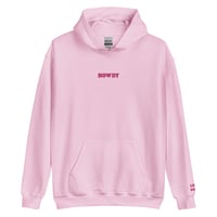 Image 2 of I am happy we met- pink hoodie