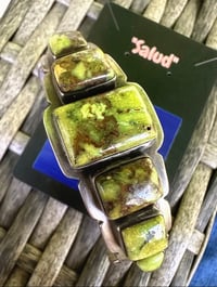 Image 1 of Yazzie “Orville jack” turquoise stacker cuff 