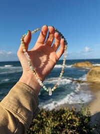 Amazonite quartz necklace 