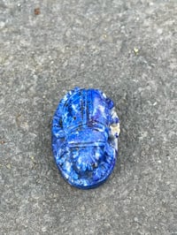 Image 5 of Lapis Lazuli Scarab beetle