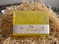 Image 1 of Sunny Lemon Honeybee Glycerin Body Bar