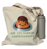 Image 2 of Flan Tote Bag