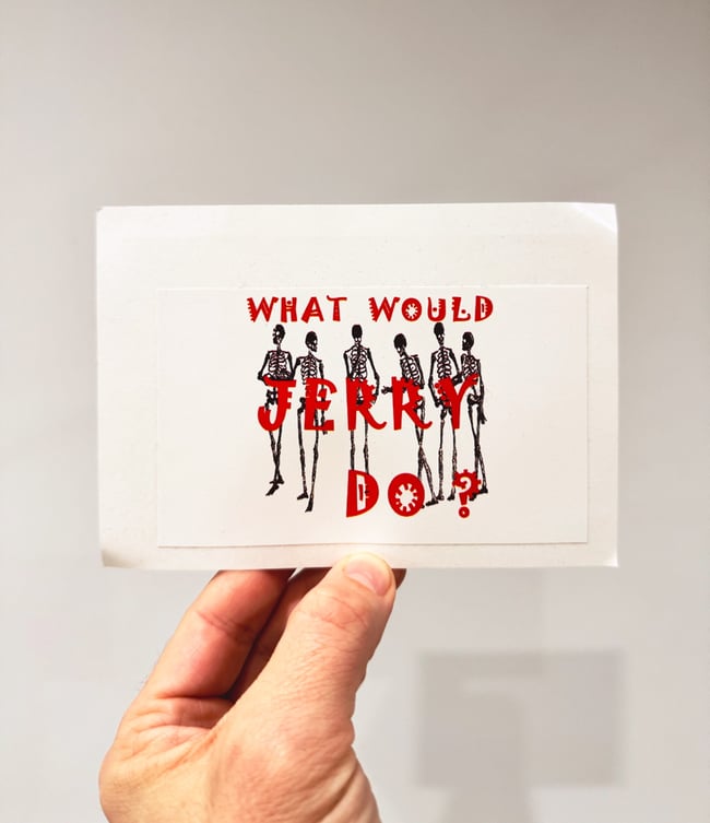 90s What Would Jerry Do? 5” Sticker 
