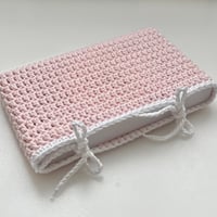 Image 1 of Pochette de livre - rose bébé 