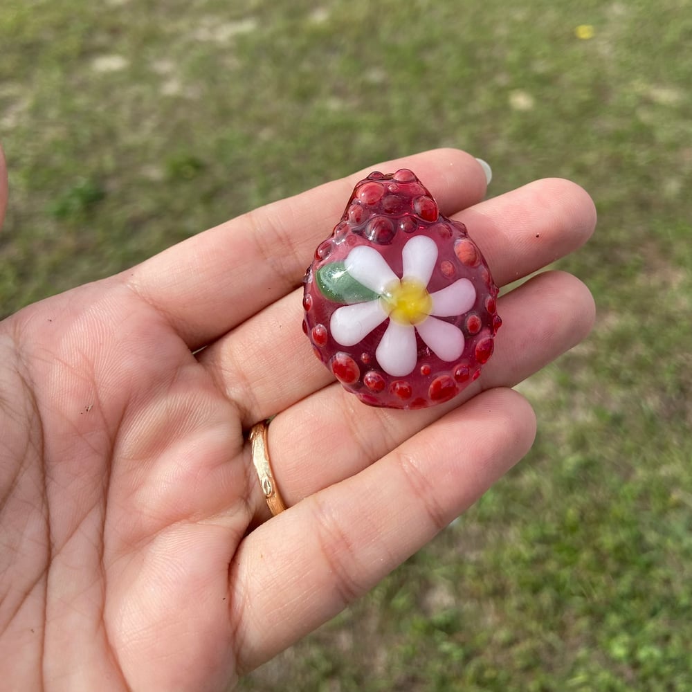 Pink Flower Pendant