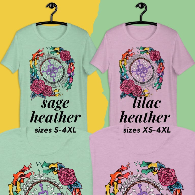 Queer Siblings & Lovers Printed Tee Image 5
