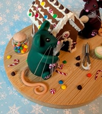 Image 5 of Mice with Gingerbread House Medium