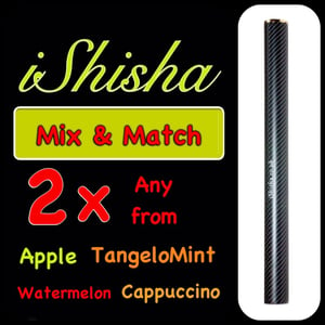 Image of 2 x iShisha sticks (NO NICOTINE) - 500 puffs - Flavoured electronic cigarette/Shisha sticks