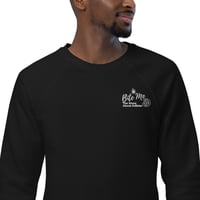 Image 1 of Bite Me Podcast Unisex organic raglan sweatshirt
