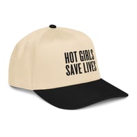 Image 3 of HOT GIRLS SAVE LIVES - THE TWO TONE BASEBALL HAT IN BLACK
