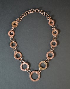 Image of Hammered Copper Necklaces 
