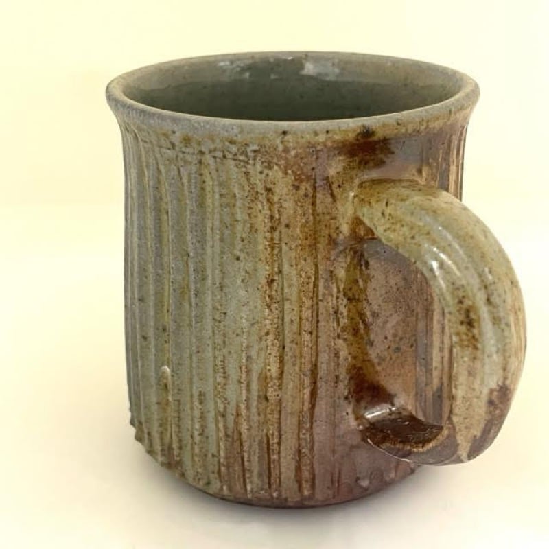 Image of  Wood Fired Mug_Vertical Facets 2