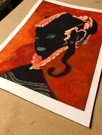 Image 2 of Lady on Red