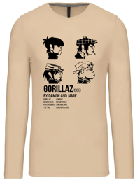 Image 2 of Camiseta M/L Gorillaz 