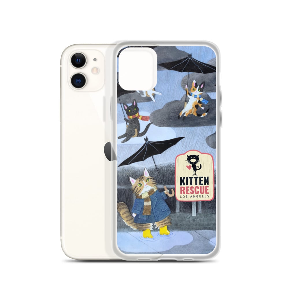 Image of "It's Raining Kittens" iPhone Case