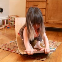 Image 1 of Solid Wood Rockerboard™ Waldorf Wooden Balance Board