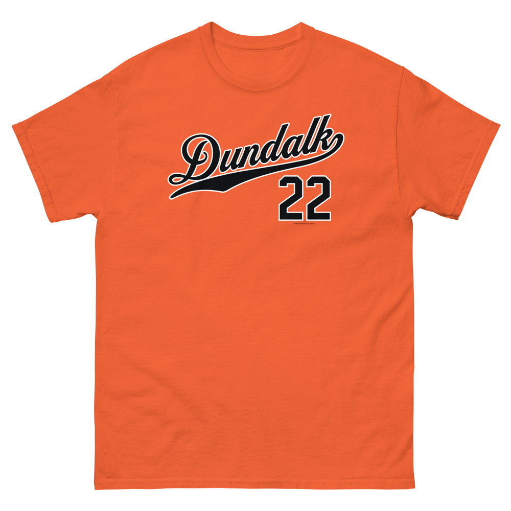 Image of Dundalk Baltimore T-Shirt 21222 Mens (Orange)