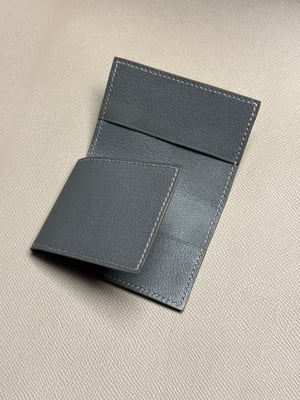 Image of Dark Grey French Goat 3 Slots Card Holder