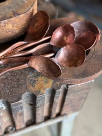 Image 1 of …🧡🌕Copper Tea Spoons🌕🧡..