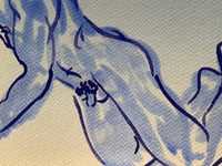 Image 3 of Watercolour ~ Blue Boys XXXIII