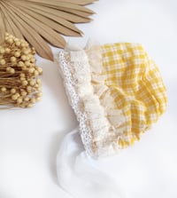 Image 4 of Sitter photoshoot set | Audrey | age 12 months | yellow plaid