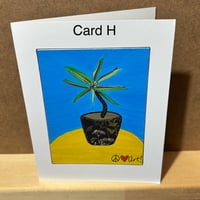 Image 5 of ART - YOUR CHOICE - Vertical Handpainted Art Greeting Card