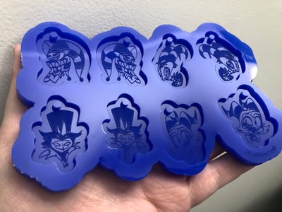 Image of One Hell Of A Boss Earring Silicone Mold 