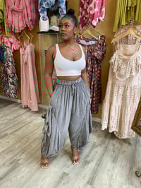 Bad & Bougie Pants (GRAY & BLACK)