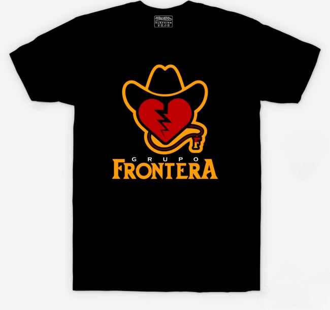 Grupo Frontera Tee T-Shirt Camisa 