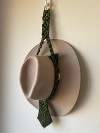 Image 2 of Macrame hat hanger- Design 2